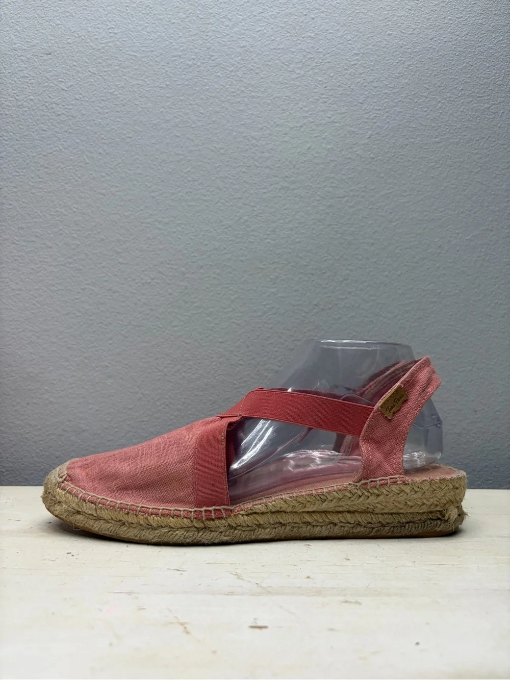 Toni Pons Pink Verdi-V Wedge Espadrilles Size 42